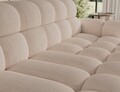 Coltar extensibil stanga 3 locuri ELTAP, Ceedro, 283x165x98 cm, lemn/poliester, bej