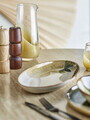 Platou pentru servire, Bloomingville, Jules, 33.5x18.5x3.5 cm, ceramica, verde