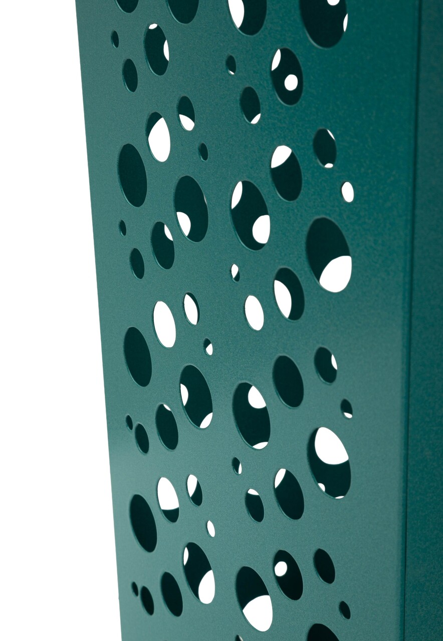 Suport pentru umbrele, Mauro Ferretti, Fit, 19x19x48 cm, metal, turcoaz - imagine 2