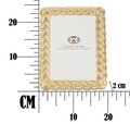 Rama foto, Ropy Gold, Mauro Ferretti, 15x20 cm, polirasina/sticla