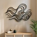 Decoratiune de perete, DCV-1004-MT, Dimensiune: 60 x 40 cm, Negru