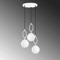 Lustra, Fulgor, 942FLG1655, Metal, Alb