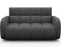 Canapea extensibila 3 locuri ELTAP, Deverio, 154x103x83 cm, lemn/poliester, gri inchis