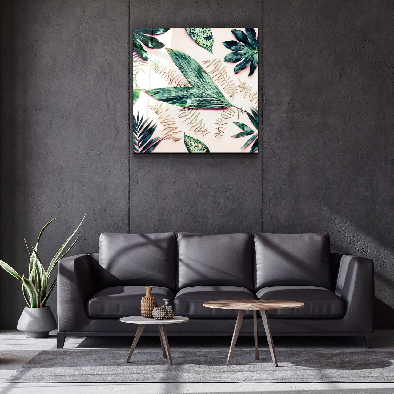Tablou decorativ, Kgls_1101, Dimensiune: 80 x 80, Multicolor