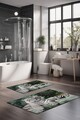 Set covorase de baie, Cartwright, CT-5122, Poliester, Multicolor