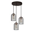 Lustra Pamukkale N-1221, 37 x 114 cm, Noor, 3 x E27, 100W, negru