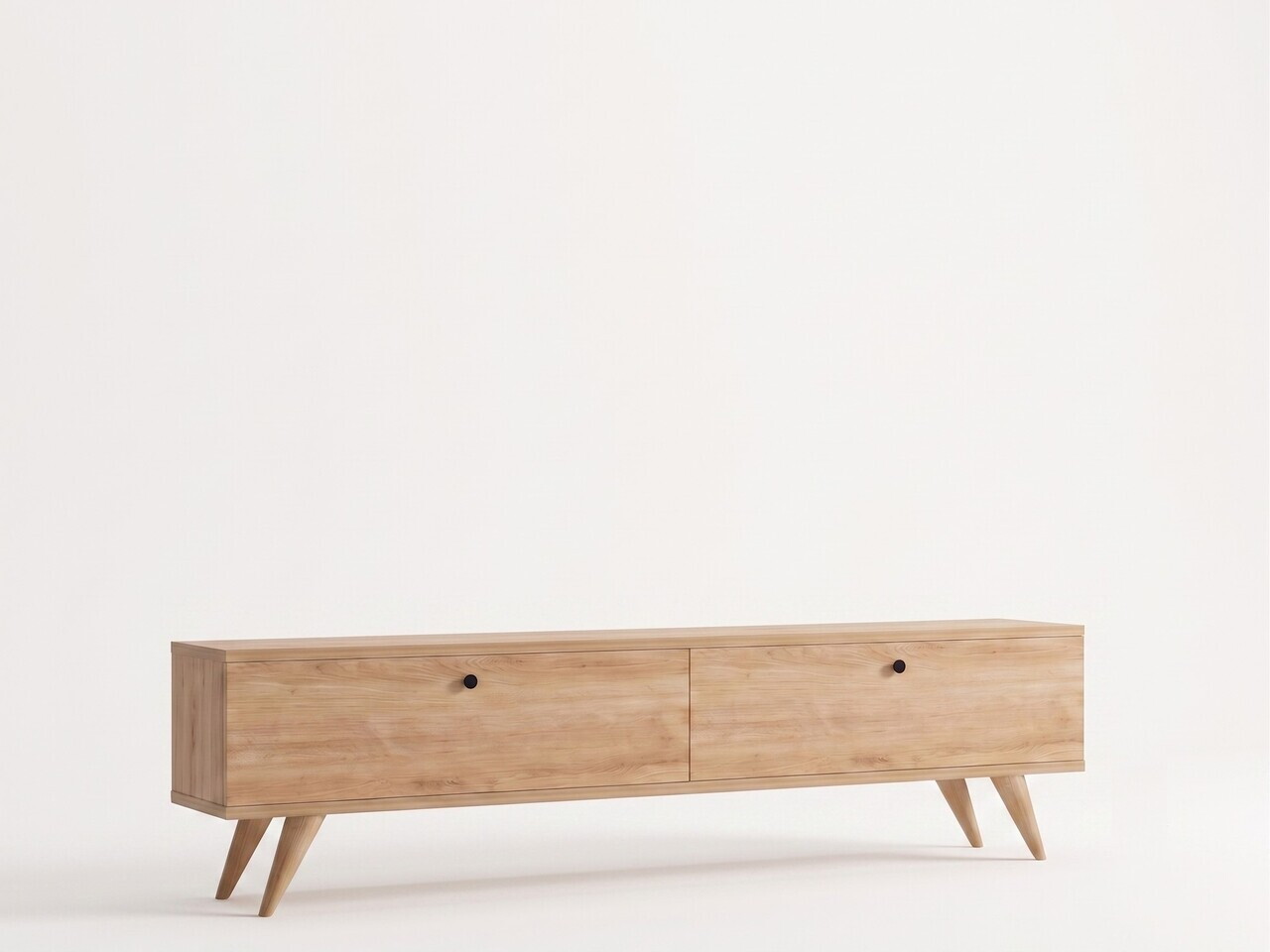 Comoda TV, Hanah Home, Paris 140, 140x40x25 cm, Maro — imaginea 3