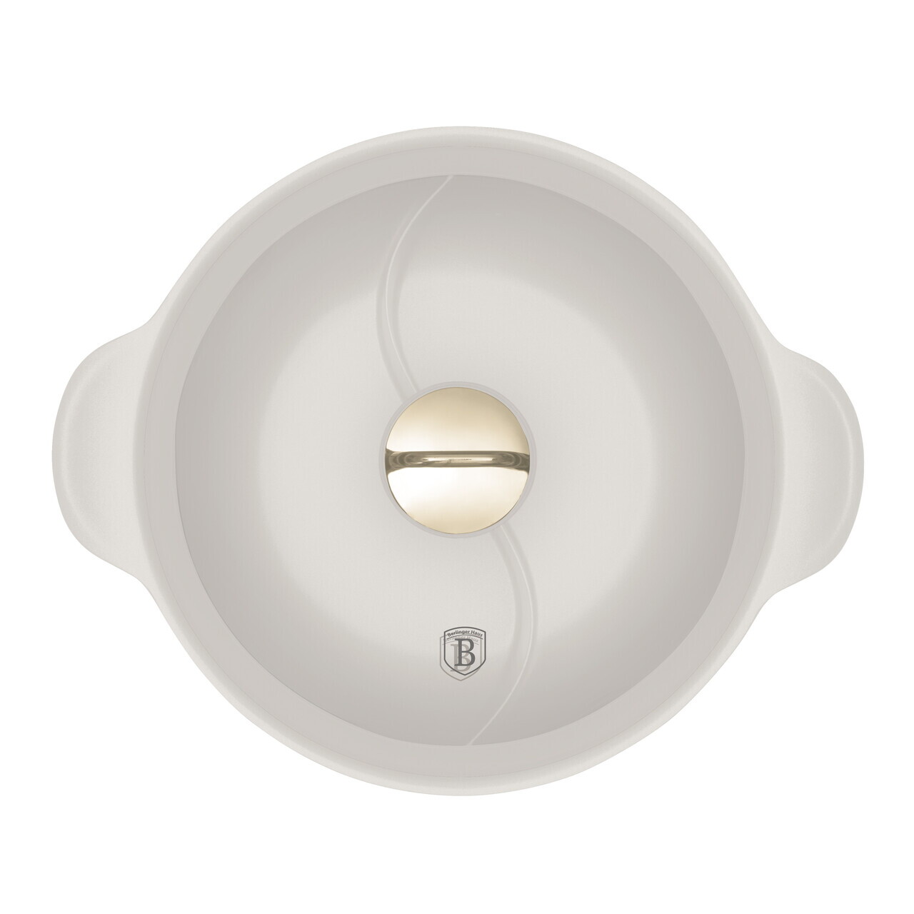 Oala cu capac Berlinger Haus, Sahara, 30x10 cm, 4.2 L, aluminiu turnat, crem mat - imagine 6