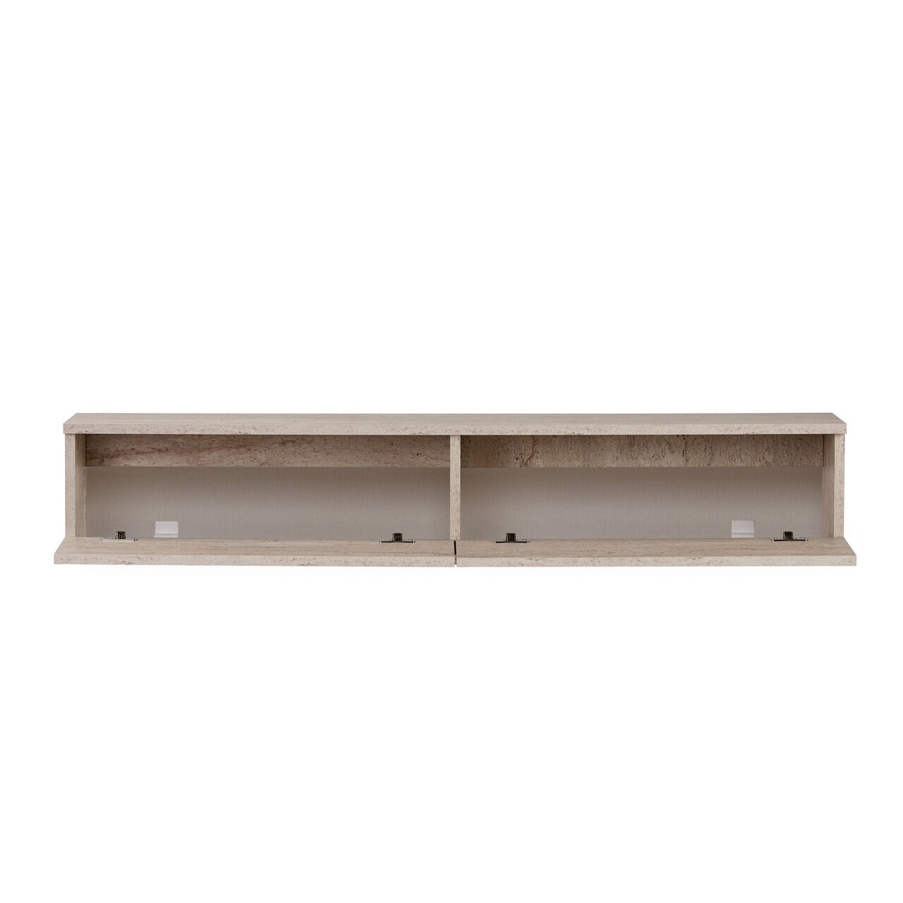 Comoda TV, Nordure, Ligne 140, 140x25x25 cm, Travertin — imaginea 3
