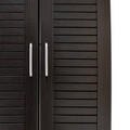 Pantofar cu 2 usi Sante, Pakoworld, 21 perechi pantofi, 60x37x183 cm, PAL melaminat, wenge