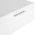 Mobilier living, 4 piese, Shine, 230 x 40 x 190 cm, PAL/MDF, alb lucios