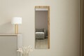 Oglinda decorativa, Siam, Lariya, 40x120x2.2 cm, MDF , Alb/Maro