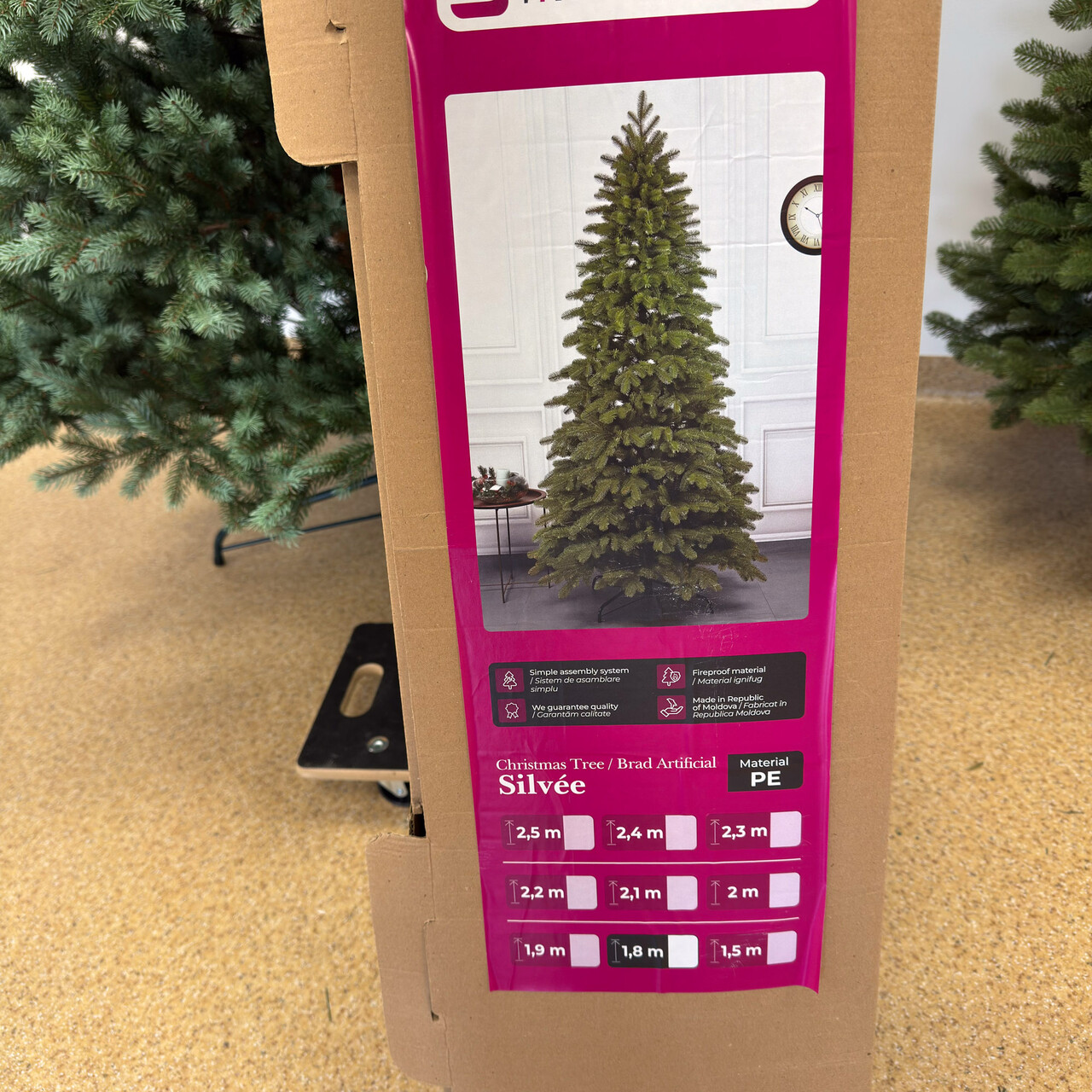 Brad artificial Sersimo, Silvee Elite, verde, Integral 3D, 180 cm