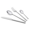 Set tacamuri 24 piese Rome, Luigi Ferrero, inox 18/10, argintiu