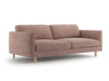 Canapea 4 locuri, Eden, Micadoni, 209x92x90 cm, tesatura structurata, roz melanj