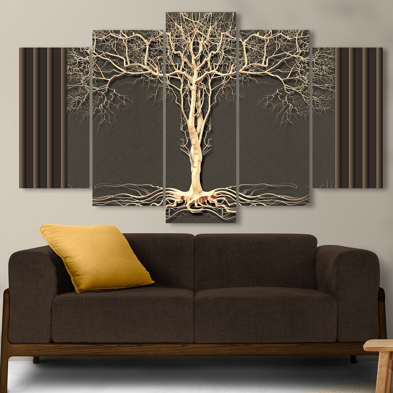 Tablou decorativ MDF, 5MDF4596_60100 (100 x 60), MDF, 3 mm, Multicolor