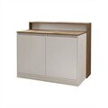 Masa de bucatarie, Hanah Home, 2800, 120x100x80 cm, PAL MELAMINAT, Pin Atlantic / Alb