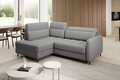 Coltar extensibil stanga 3 locuri ELTAP, LT-03MAN, Barea, 208x160x100 cm, lemn/poliester, gri