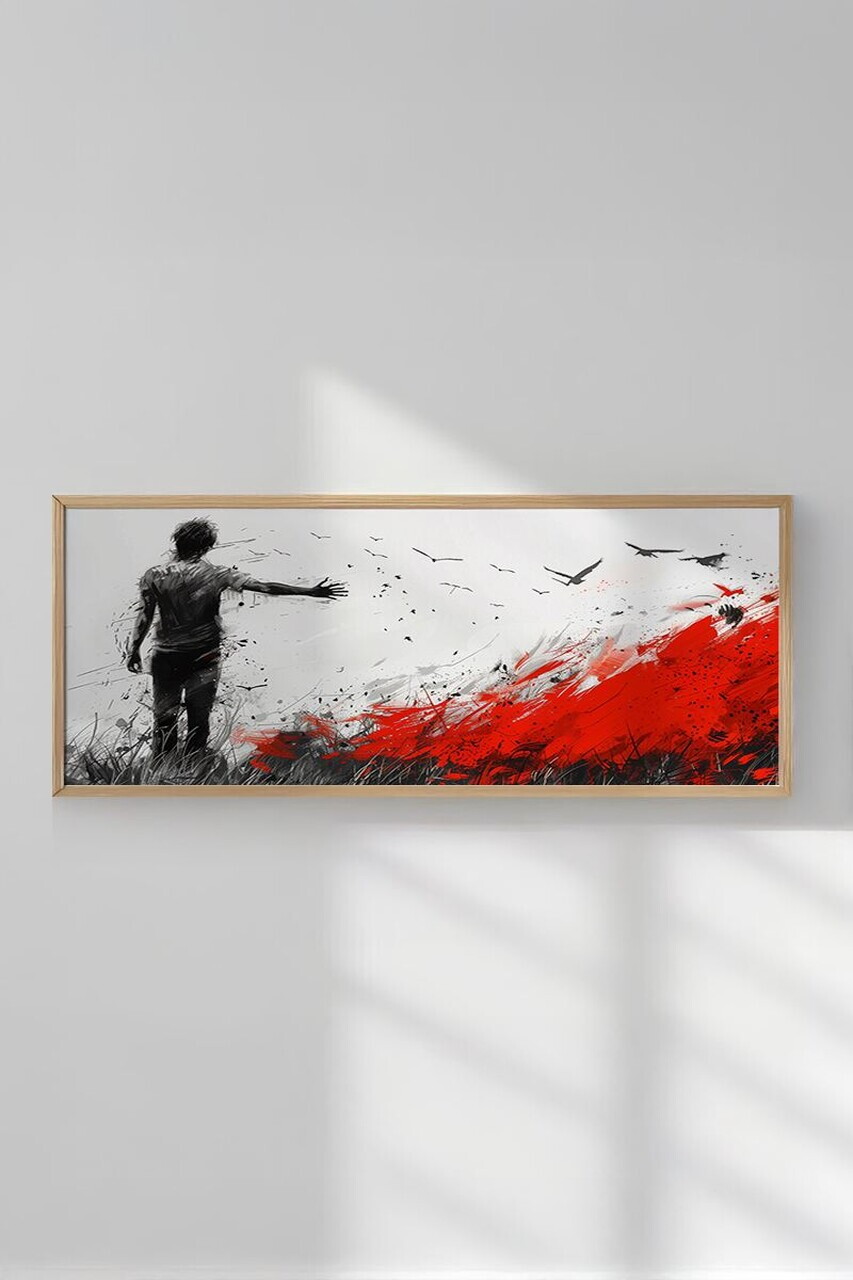Tablou decorativ, Artbnkyty17-3370, MDF, Multicolor — imaginea 3