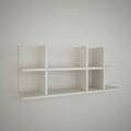 Raft pentru perete, Decormet, Semen, 90 x 40 x 22 cm, pal melaminat, alb