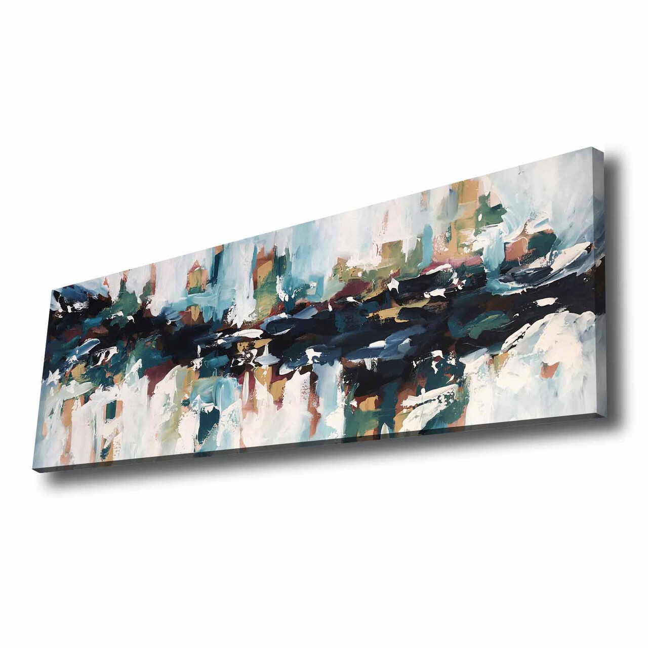 Tablou decorativ, 3090ABSC, Canvas, Lemn, Multicolor - 2 | YEO
