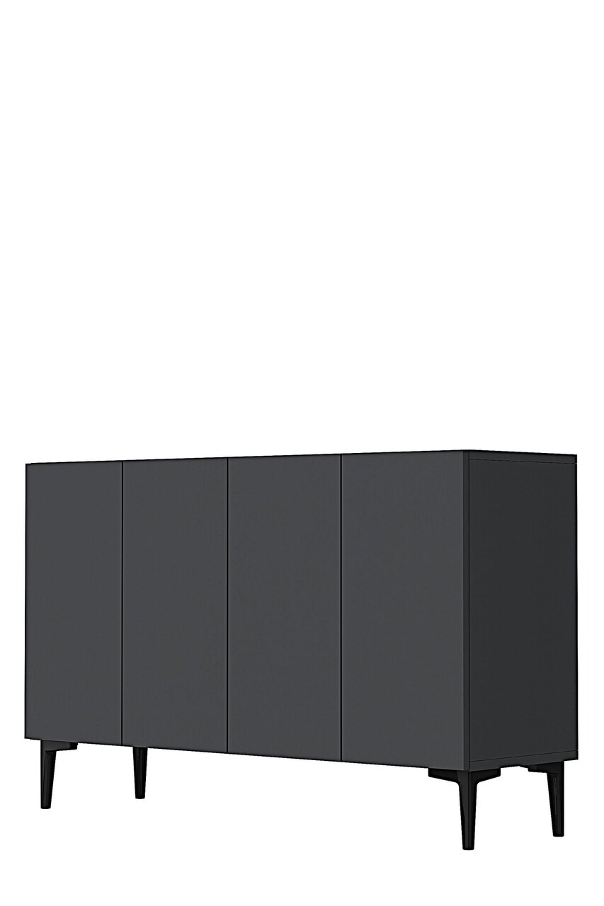 Consola, Hanah Home, Aplos 120, 120x79x32 cm, Antracit - view 4