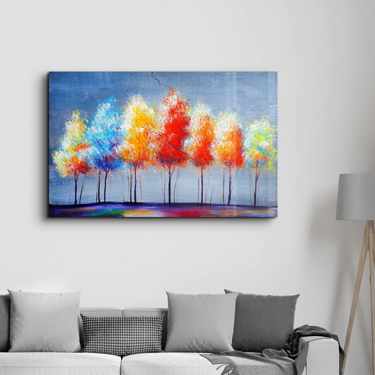 Tablou decorativ, CAM-5046, Dimensiuni: 70 x 110 cm, Multicolor — imaginea 3