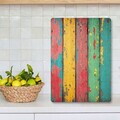 Tocător de sticlă, Hermia, 400FLR1177, Curățare ușoară, Multicolor