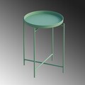 Masuta de cafea, Cerritos, Shb-007-D, 46x56x46 cm, Metal, Verde