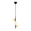 Lustra, Fulgor, 942FLG1285, Metal, Alb/Negru