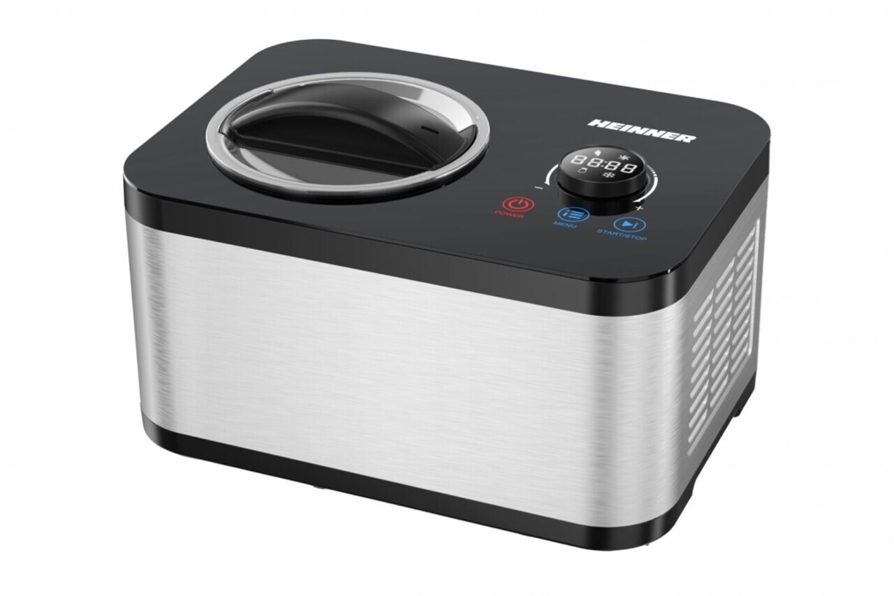Masina inghetata SweetFreeze, Heinner, 120W, 1.5L, argintiu/negru - view 4