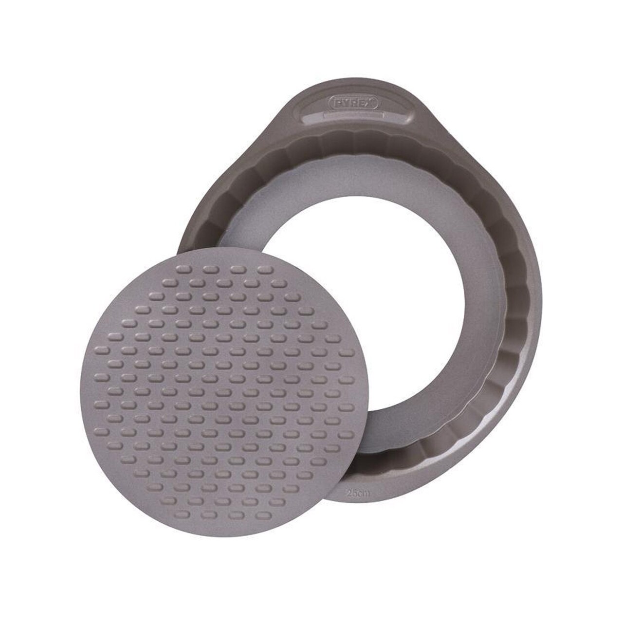 Tava tarta, otel carbon, 25cm, "Asimetria"- Pyrex - imagine 2