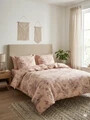 Lenjerie de pat pentru o persoana Floral Paisley, Homla, 140x200 cm, 2 piese, bumbac, multicolor