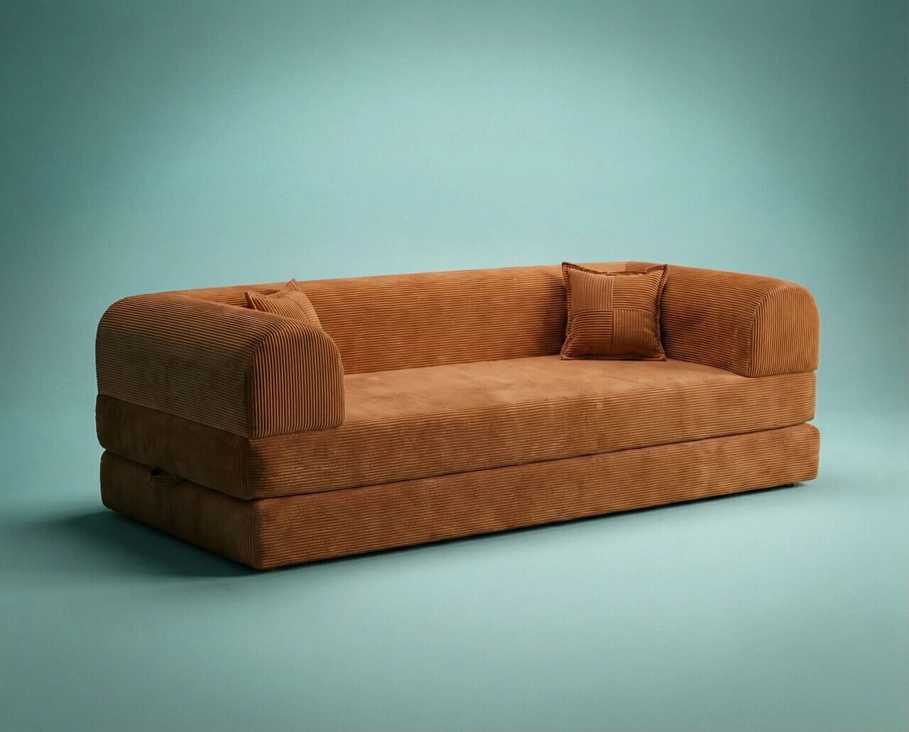 Canapea extensibila 3 locuri, Atelier del Sofa, 118FVL1308, Tesatura plus reiata, Portocaliu - view 7