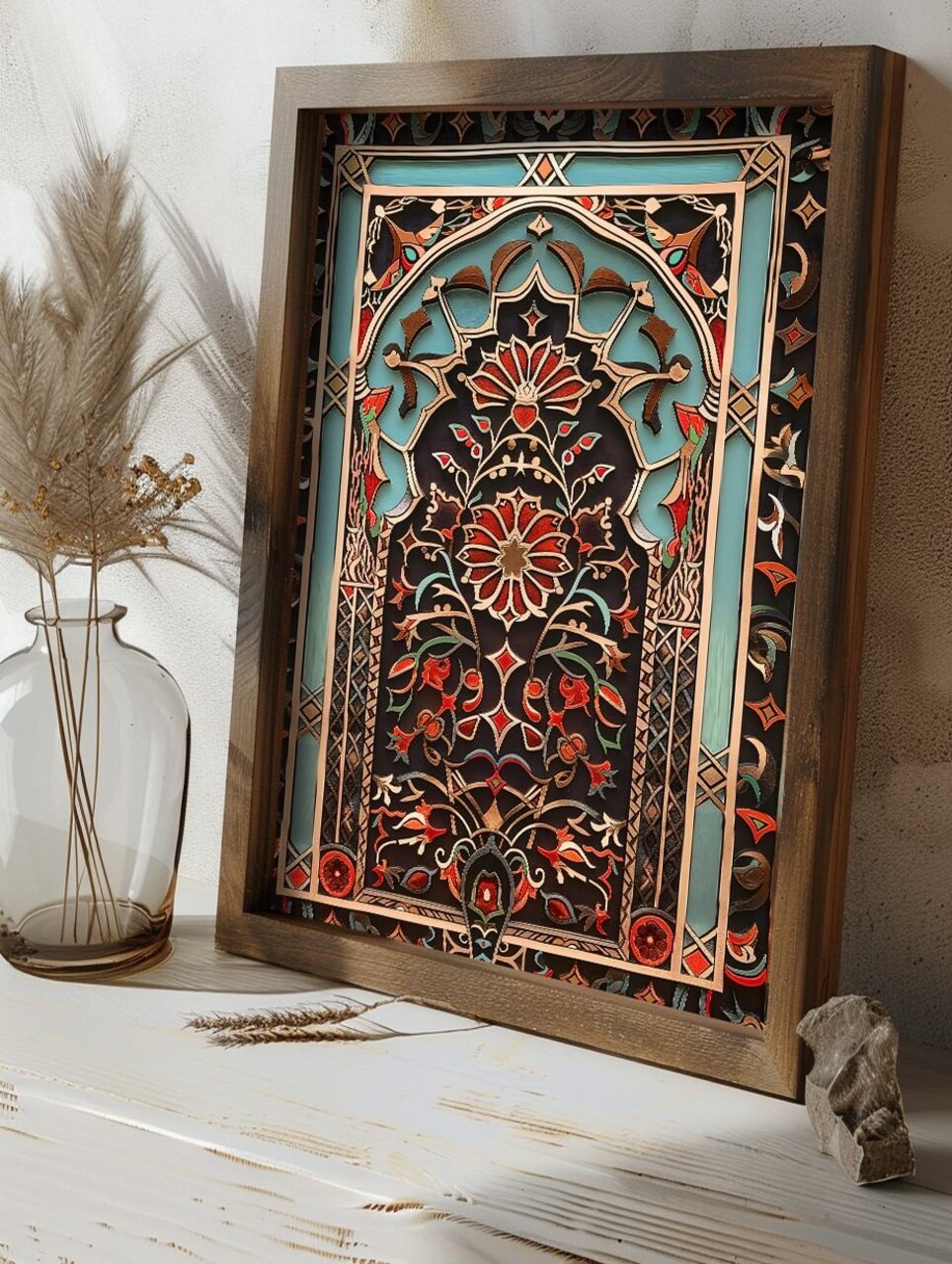 Tablou decorativ, GE118-L, Lemn, Multicolor - view 6
