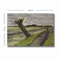 Tablou decorativ, 70100VANGOGH034, Canvas, Lemn, Multicolor