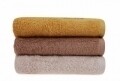 Set 3 prosoape de maini Beverly Hills Polo Club, 50x90 cm, 100% bumbac, Rock/Light Brown/Mustard