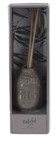 Poza Difuzor cu parfum Buddha, 100 ml, ceramica, taupe