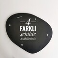 Oglinda decorativa, Neostill, Gusto Mirror, MDF , Negru