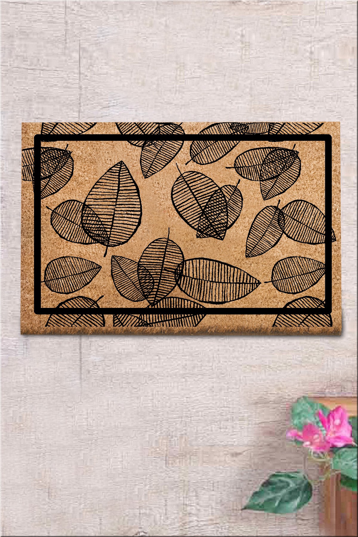Covoras de intrare, Coco Fullar, 40x60 cm, COIR, Multicolor