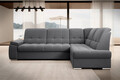 Coltar extensibil dreapta 3 locuri ELTAP, RT-06SO, Sado, 272x192x95 cm, lemn/poliester, gri inchis