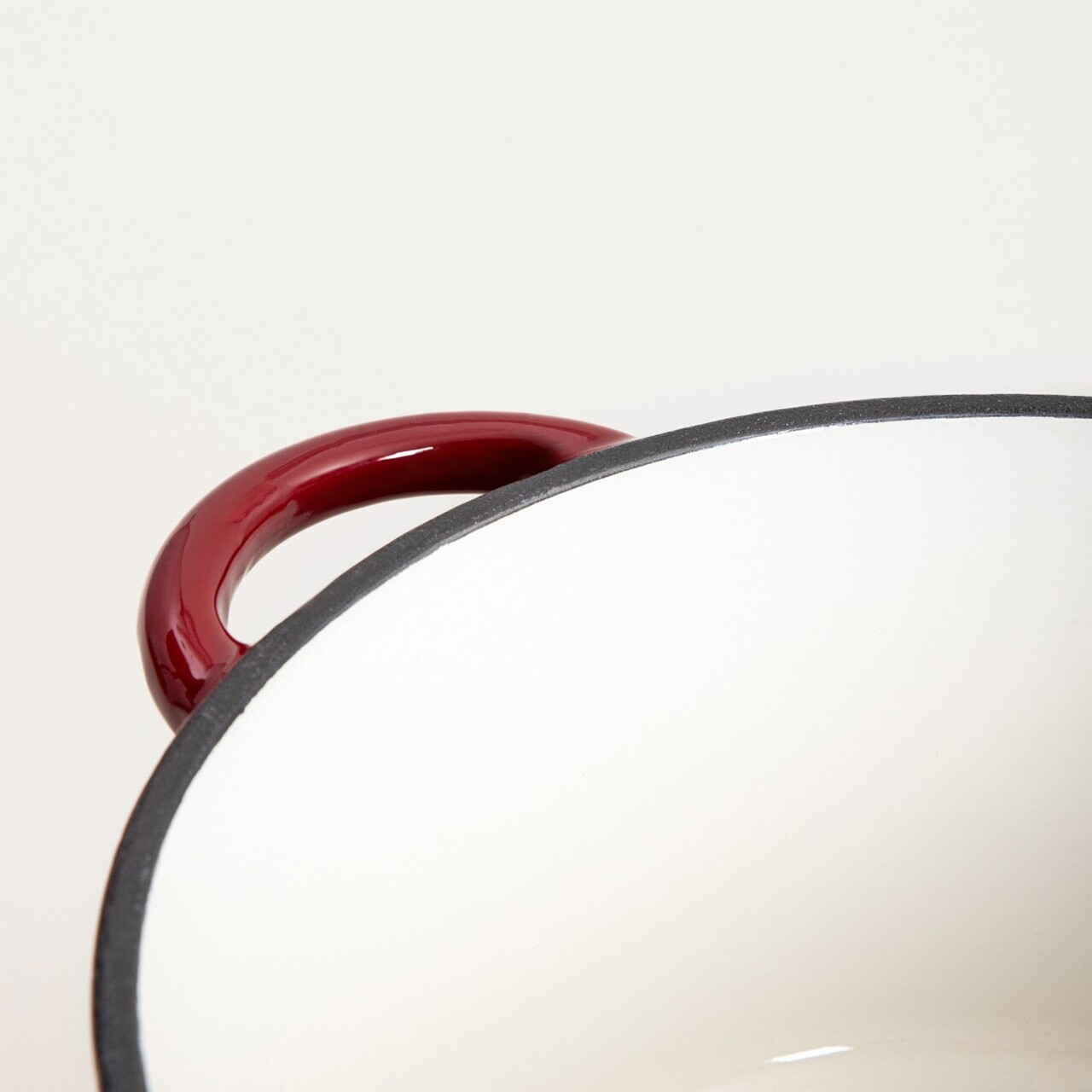 Oala Andreas, Homla, 24 cm, 4 L, fonta, visiniu - view 5