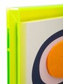Tablou decorativ Pop Art -H, Mauro Ferretti, 50x70 cm, canvas/lemn de pin/plastic, multicolor
