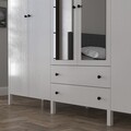 Dulap pentru haine, Cordelia, FRN-10011, Maro/Alb