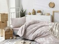 Lenjerie de pat pentru o persoana, Kraliçe - Mink, Eponj Home, 65% bumbac/35% poliester