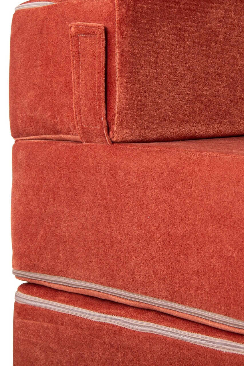 Canapea extensibila 2 locuri, Atelier del Sofa, 363SLD1129, Textil, Portocaliu - view 7