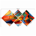 Set 4 tablouri decorative, 4MDF225928465, MDF, Imprimat UV, Multicolor
