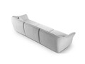 Canapea 5 locuri, Hailey, Micadoni Home, 292x102x79 cm, tesatura boucle, ivoriu