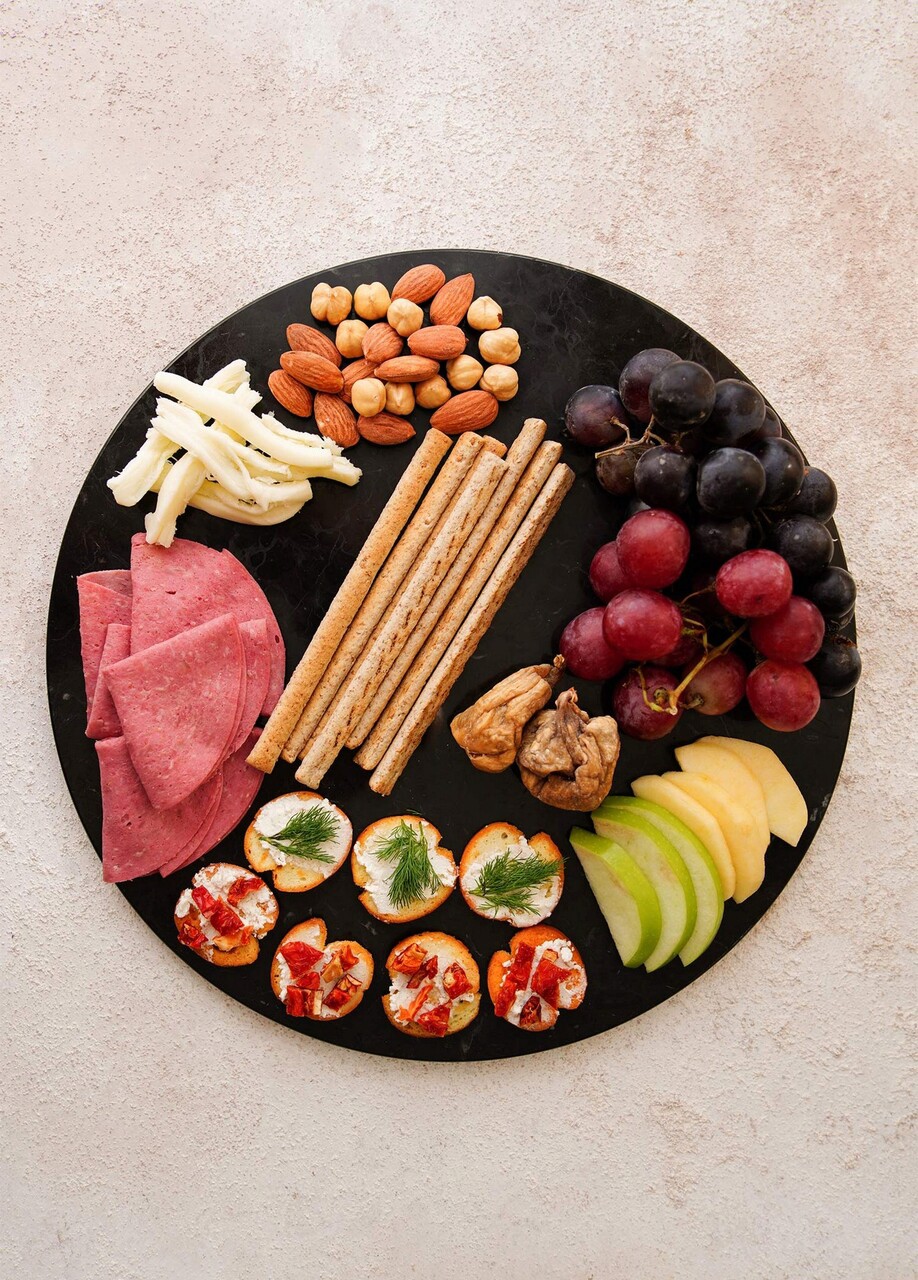 Farfurie intinsa, Mia, 280TMA1615, 30 cm, Negru - 2 | YEO