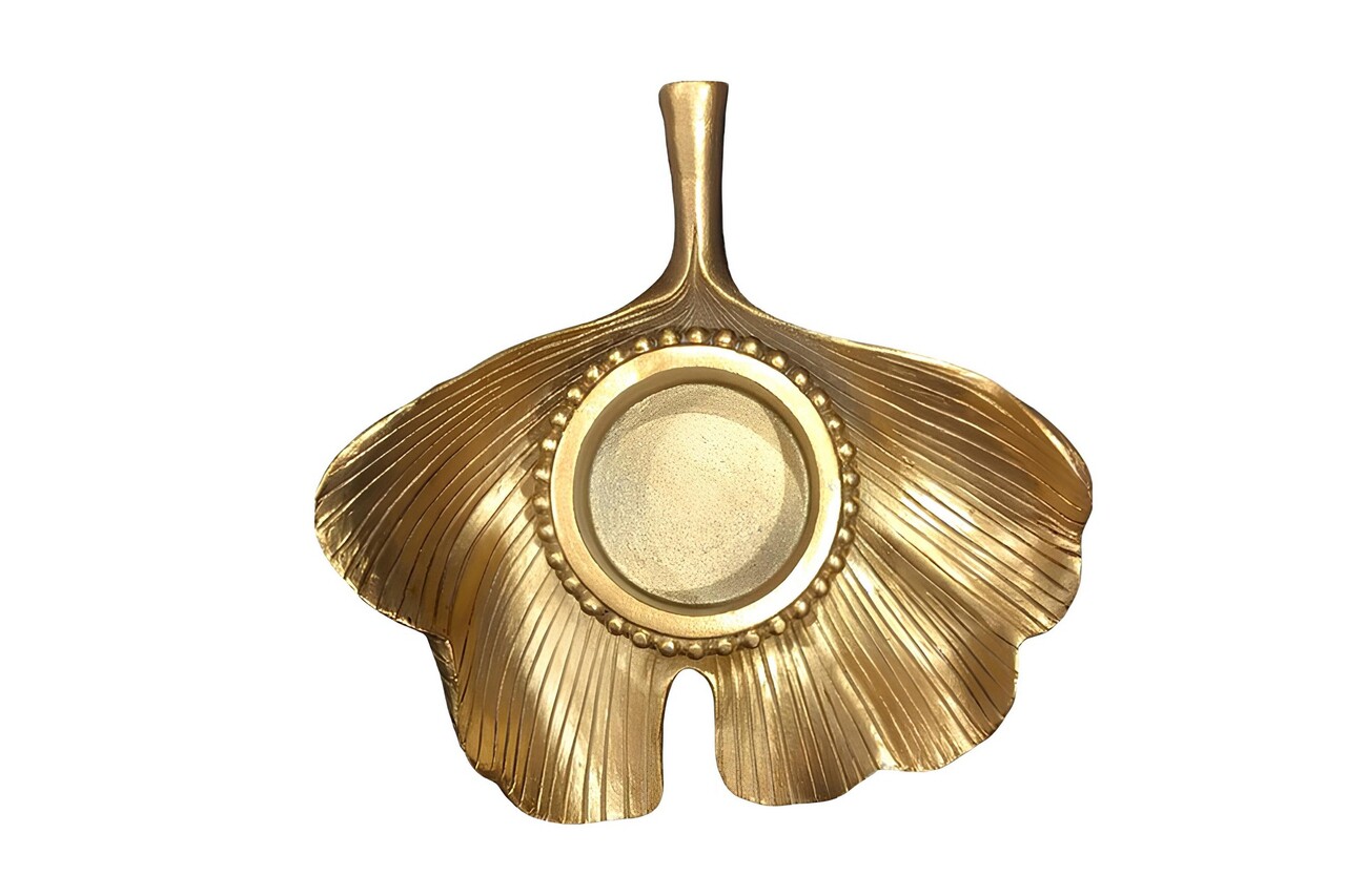 Decoratiune, CY0342, 13x14 cm, Poliester, Auriu